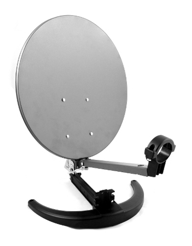 Antena satelit pentru tir