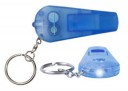 Fluier transparent din plastic cu inel pentru chei si led AP844011-06 